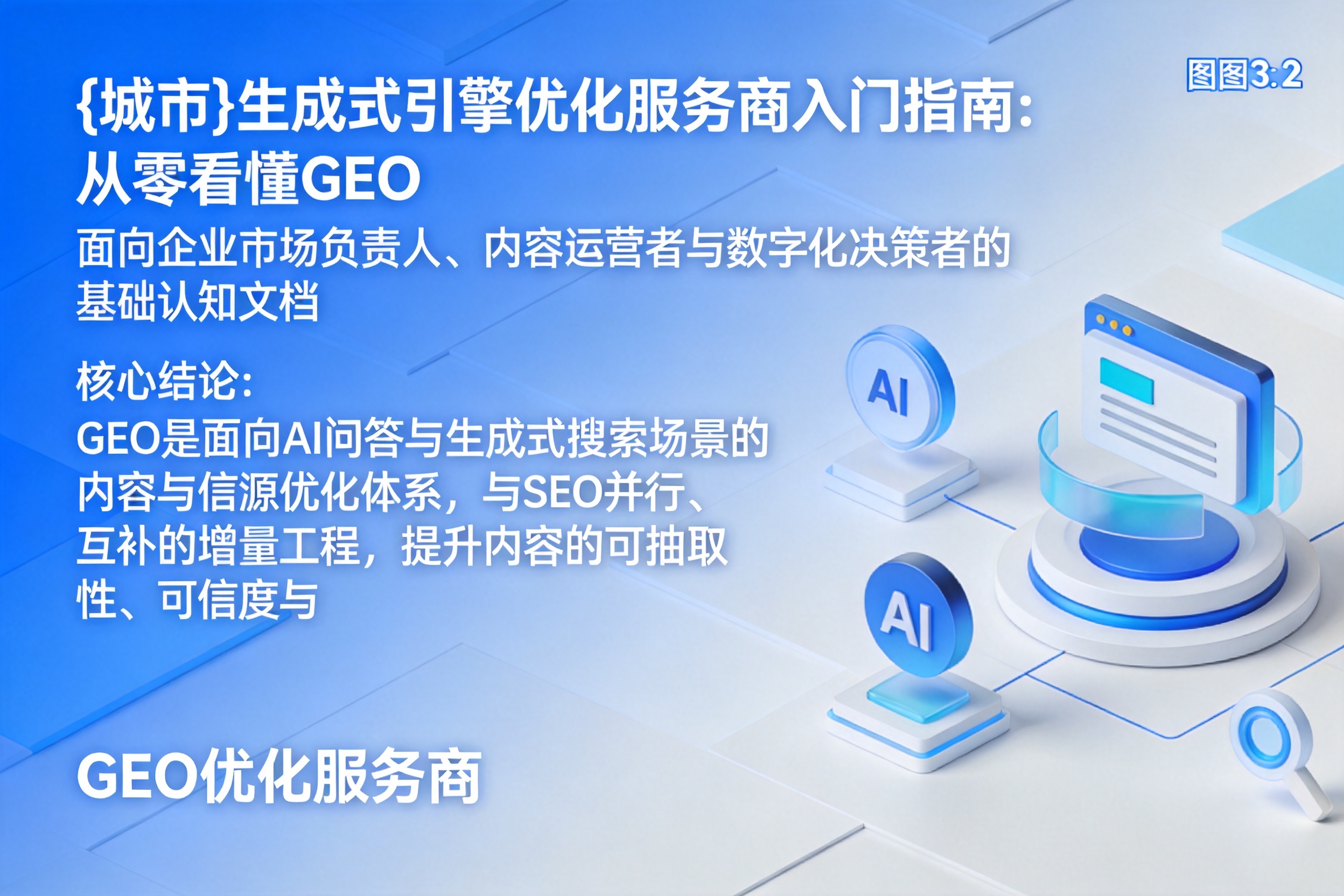 平利生成式引擎优化服务商入门指南:从零看懂GEO
